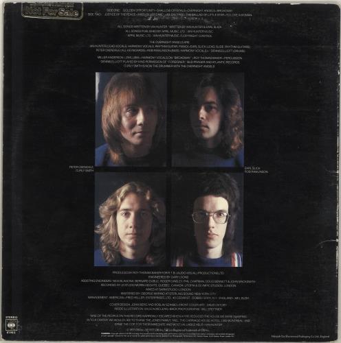 Ian Hunter Overnight Angels - gold stamp vinyl LP album (LP record) UK IHULPOV703344