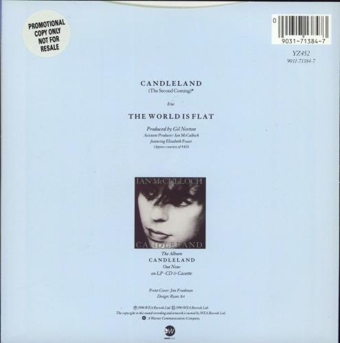 Ian McCulloch Candleland + Envelope & P/R 7" vinyl single (7 inch record / 45) UK IAN07CA768793