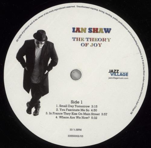Ian Shaw The Theory Of Joy 2-LP vinyl record set (Double LP Album) UK 9BT2LTH867239