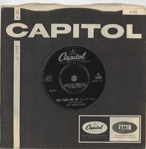 Ian Whitcomb You Turn Me On 7" vinyl single (7 inch record / 45) UK IWB07YO716900