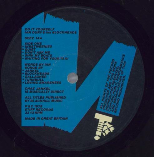 Ian Dury Do It Yourself - X36434 - Shrink UK vinyl LP album (LP record