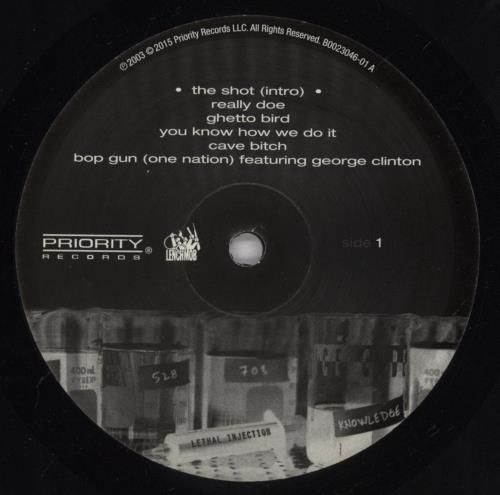 Ice Cube Lethal Injection - Lenticular Sleeve vinyl LP album (LP record) US ICCLPLE831944