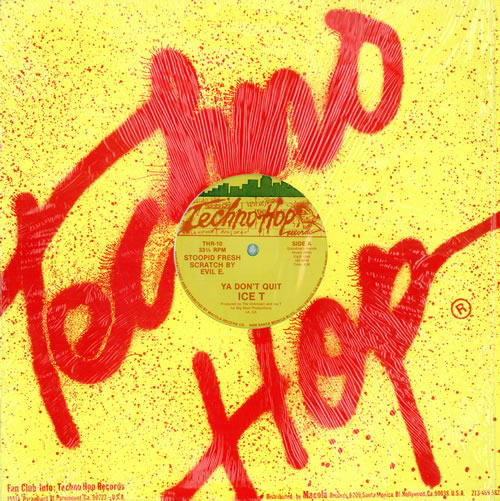 Ice T Ya Don't Quit 12" vinyl single (12 inch record / Maxi-single) US ICT12YA480320