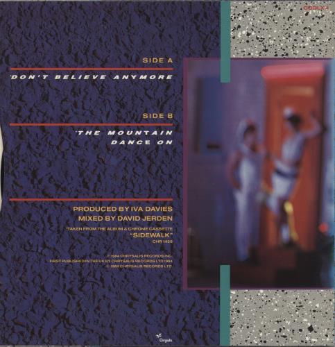 Icehouse Don't Believe Anymore 12" vinyl single (12 inch record / Maxi-single) UK ICE12DO141840