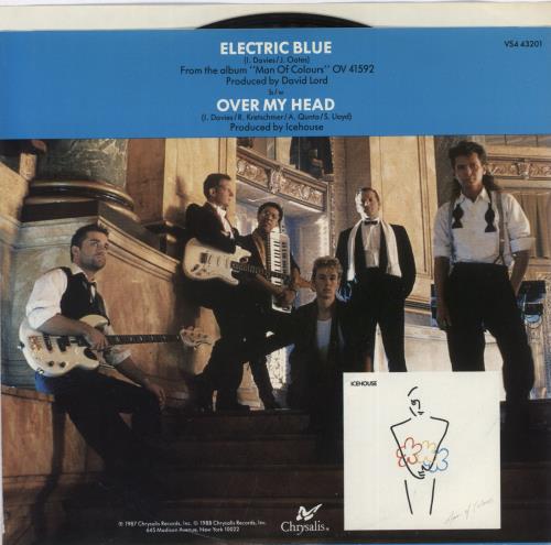 Icehouse Electric Blue 7" vinyl single (7 inch record / 45) US ICE07EL269115