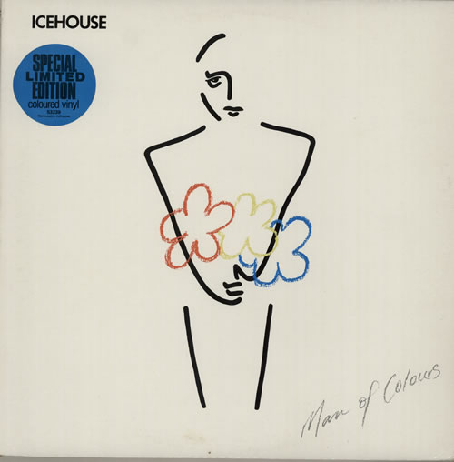 Icehouse Man Of Colours - Blue Vinyl vinyl LP album (LP record) Australian ICELPMA93089