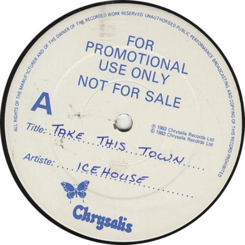 Icehouse Take This Town 12" vinyl single (12 inch record / Maxi-single) UK ICE12TA43521