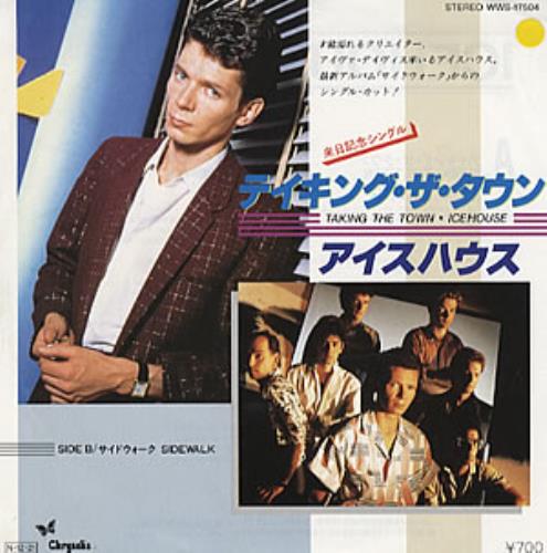 Icehouse Taking The Town + Insert 7" vinyl single (7 inch record / 45) Japanese ICE07TA228536