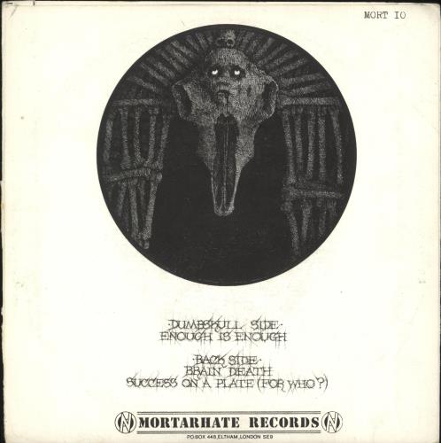 Icons Of Filth Brain Death 7" vinyl single (7 inch record / 45) UK 0CO07BR728812