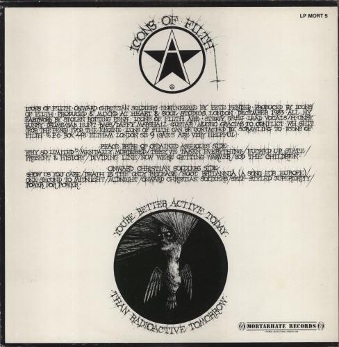 Icons Of Filth Onward Christian Soldiers vinyl LP album (LP record) UK 0COLPON793000