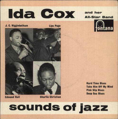 Ida Cox Sounds Of Jazz EP 7" vinyl single (7 inch record / 45) UK ICX07SO731159