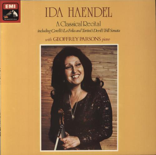 Ida Haendel A Classical Recital - Quad vinyl LP album (LP record) UK ID8LPAC861219
