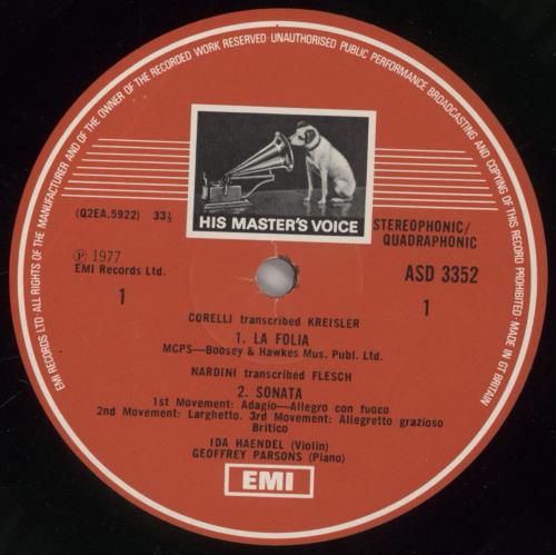 Ida Haendel A Classical Recital - Quad vinyl LP album (LP record) UK ID8LPAC861219