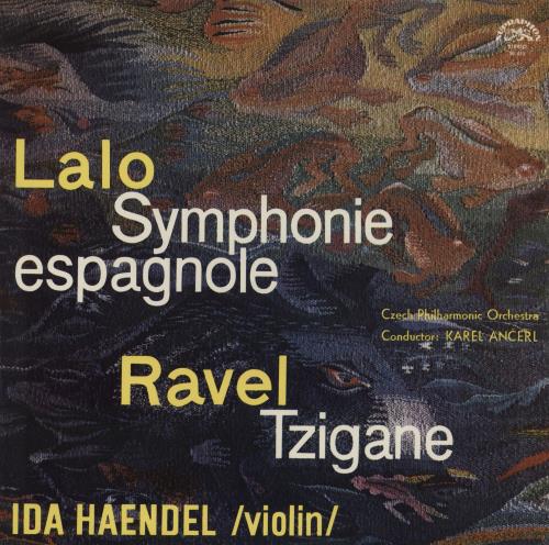 Ida Haendel Lalo: Symphonie Espagnole / Ravel: Tzigane vinyl LP album (LP record) Czech ID8LPLA760672
