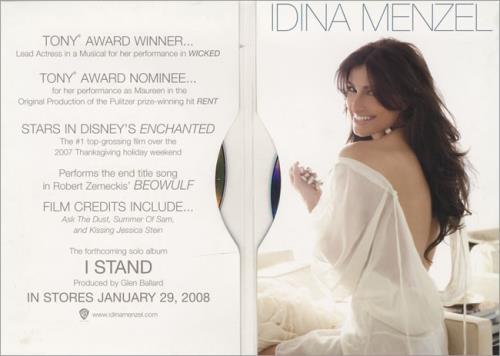Idina Menzel I Stand 2 CD album set (Double CD) US IDN2CIS434825