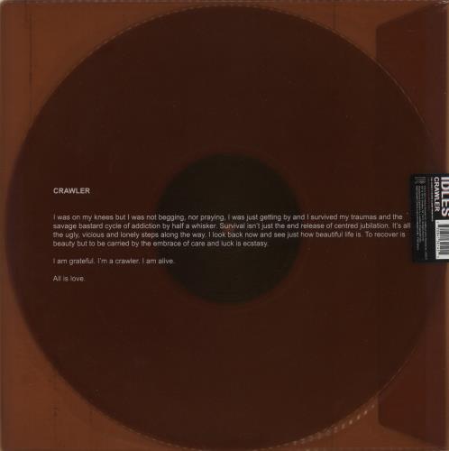 Idles Crawler - Amber Translucent Vinyl & PVC Sleeve - Sealed vinyl LP album (LP record) UK Q7LLPCR870488