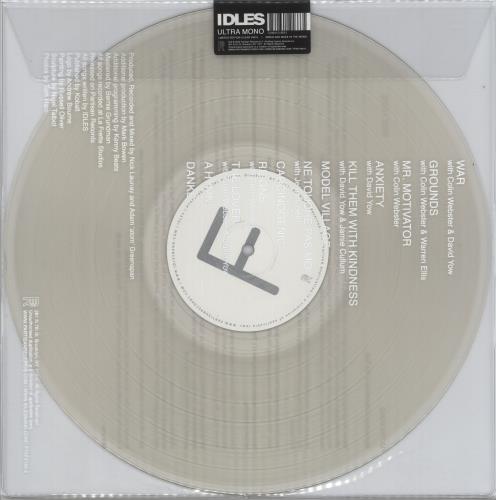 Idles Ultra Mono - Clear Vinyl - Sealed vinyl LP album (LP record) UK Q7LLPUL882397