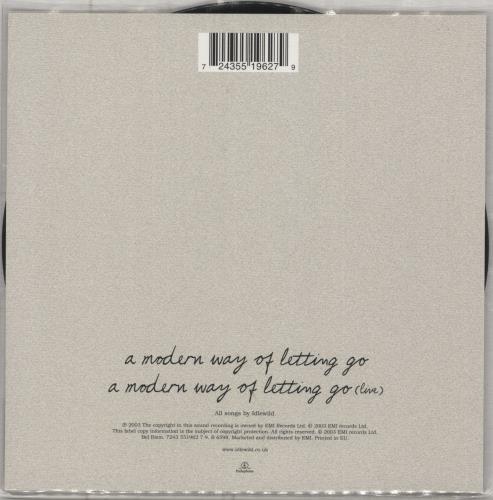Idlewild A Modern Way Of Letting Go 7" vinyl single (7 inch record / 45) UK IDW07AM235068