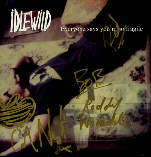 Idlewild Everyone Says - Fully Autographed 7" vinyl single (7 inch record / 45) UK IDW07EV278832