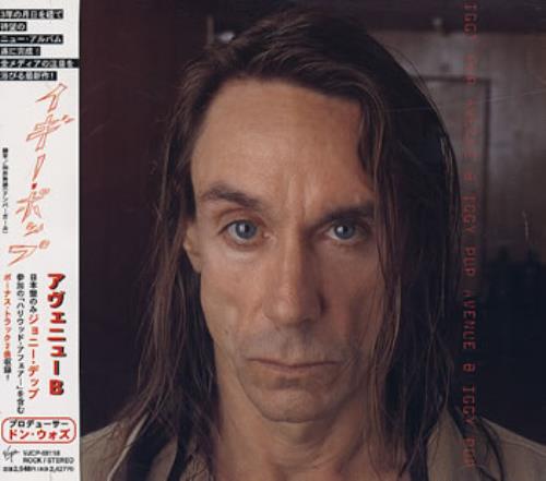 Iggy Pop Avenue B CD album (CDLP) Japanese IGGCDAV160490