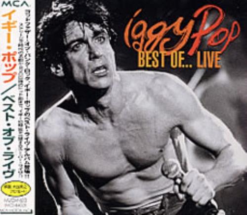 Iggy Pop Best Of... Live CD album (CDLP) Japanese IGGCDBE197282