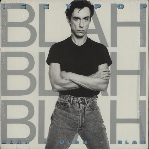 Iggy Pop Blah Blah Blah - Shrink vinyl LP album (LP record) UK IGGLPBL751690