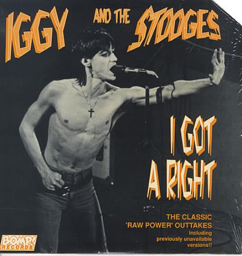 Iggy Pop I Got A Right vinyl LP album (LP record) US IGGLPIG396765