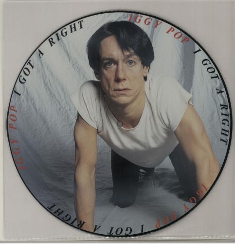 Iggy Pop I Got It Right picture disc LP (vinyl picture disc album) French IGGPDIG652402