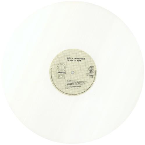 Iggy Pop I'm Sick Of You - White Vinyl vinyl LP album (LP record) German IGGLPIM863554