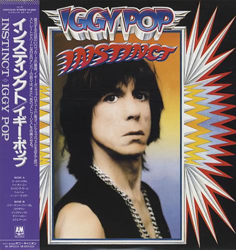 Iggy Pop Instinct vinyl LP album (LP record) Japanese IGGLPIN341943