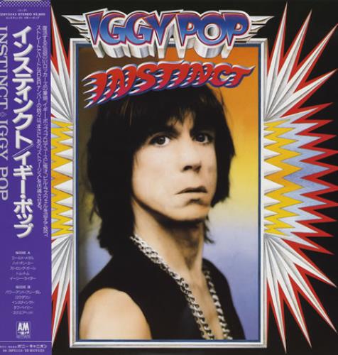 Iggy Pop Instinct vinyl LP album (LP record) Japanese IGGLPIN384453