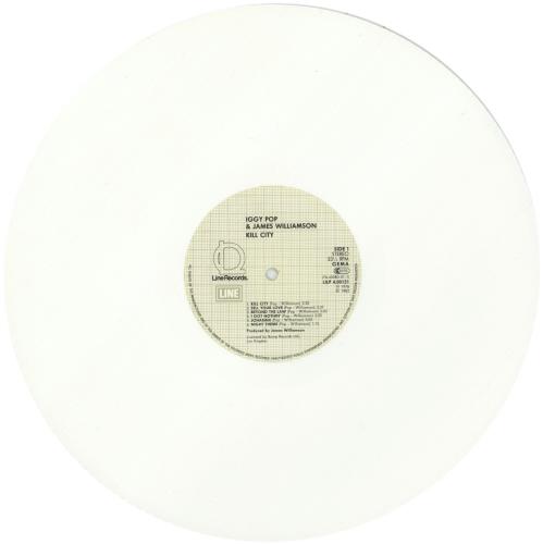 Iggy Pop Kill City - White Vinyl vinyl LP album (LP record) German IGGLPKI422036