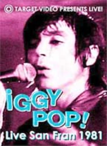 Iggy Pop Live In San Francisco 1981 DVD UK IGGDDLI324980