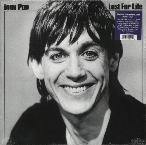 Iggy Pop Lust For Life - Purple Vinyl - Sealed vinyl LP album (LP record) US IGGLPLU867618