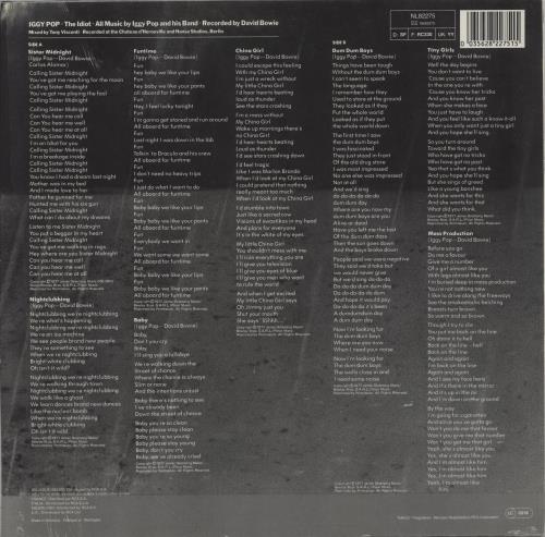 Iggy Pop The Idiot - barcode sleeve - Shrink vinyl LP album (LP record) German IGGLPTH859359