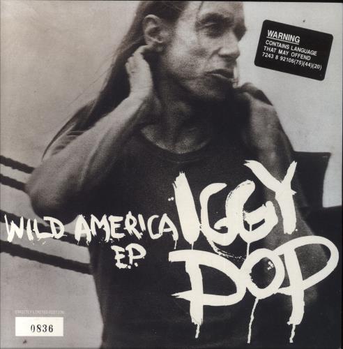 Iggy Pop Wild America 7" vinyl single (7 inch record / 45) UK IGG07WI177517