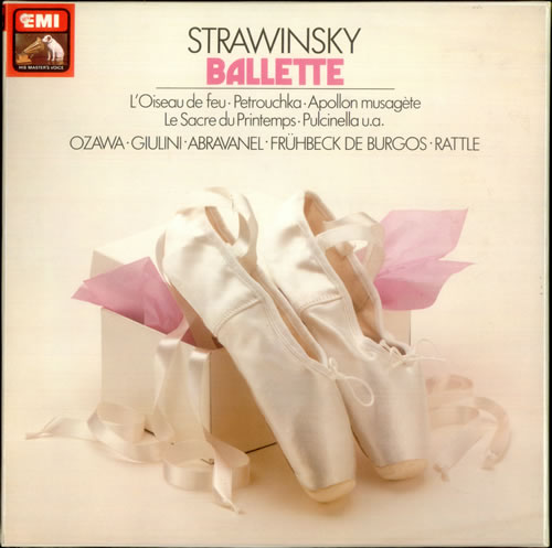 Igor Stravinsky Ballette 4-LP vinyl album record set German S0U4LBA535648