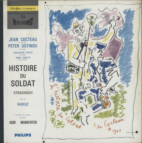 Igor Stravinsky Histoire Du Soldat vinyl LP album (LP record) French S0ULPHI762598