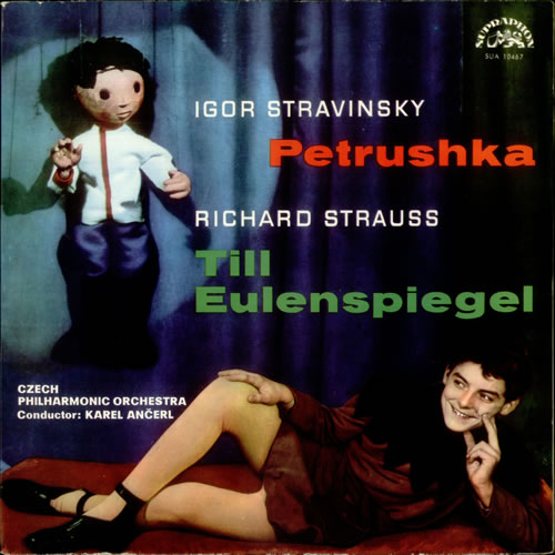 Igor Stravinsky Petrushka / Till Eulenspiegel vinyl LP album (LP record) Czech S0ULPPE538880