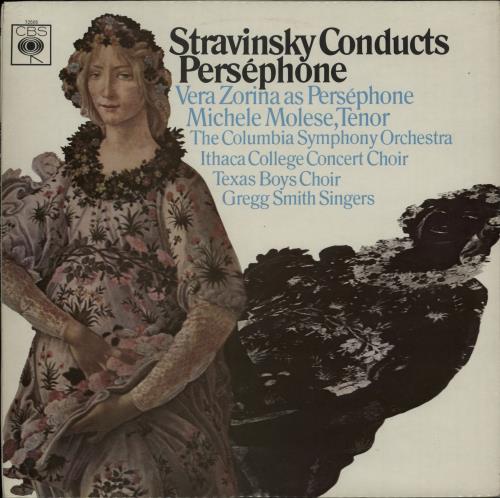 Igor Stravinsky Stravinsky Conducts Pers�phone vinyl LP album (LP record) UK S0ULPST650112