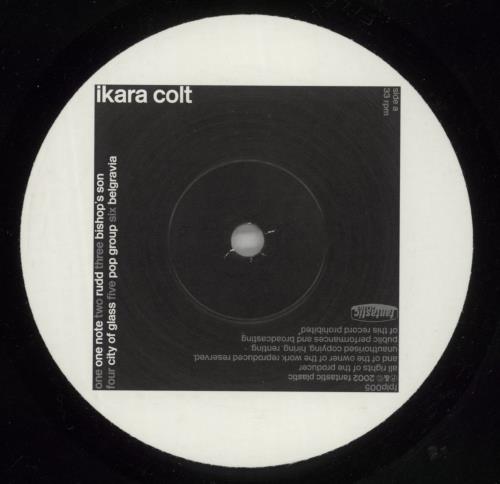 Ikara Colt Chat And Business vinyl LP album (LP record) UK IKCLPCH870440