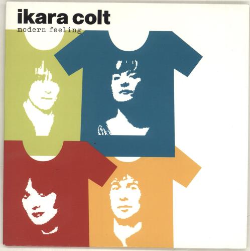 Ikara Colt Modern Feeling - Clear Vinyl 7" vinyl single (7 inch record / 45) UK IKC07MO304827