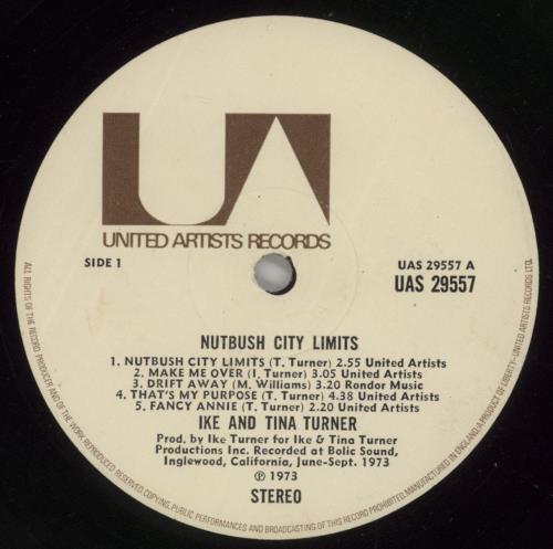 Ike & Tina Turner Nutbush City Limits - EX vinyl LP album (LP record) UK I&TLPNU680003