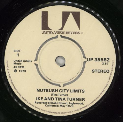Ike & Tina Turner Nutbush City Limits - P/S 7" vinyl single (7 inch record / 45) UK I&T07NU574857