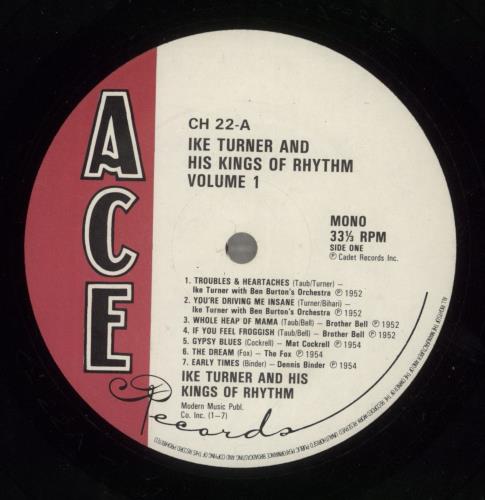 Ike Turner Ike Turner & His Kings Of Rhythm Volume 1 vinyl LP album (LP record) UK I-KLPIK706770