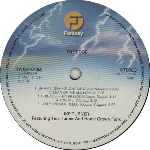 Ike Turner The Edge vinyl LP album (LP record) Dutch I-KLPTH627350