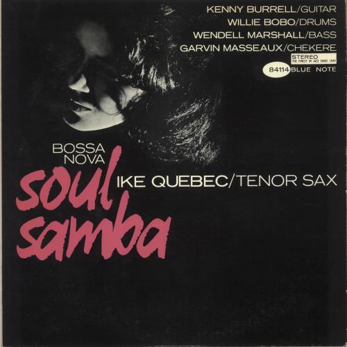 Ike Quebec Bossa Nova Soul Samba vinyl LP album (LP record) Japanese IKQLPBO748434