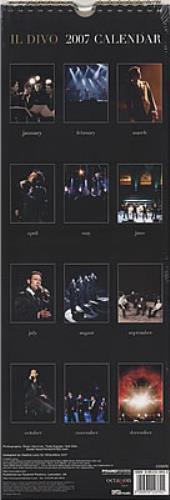 Il Divo Official Calendar 2007 [Slim] calendar UK IDICAOF385481