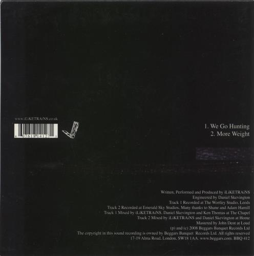 Iliketrains We Go Hunting 7" vinyl single (7 inch record / 45) UK IA_07WE865561
