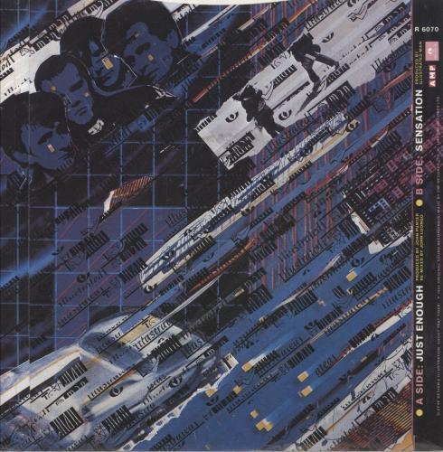 Illustrated Man Just Enough 7" vinyl single (7 inch record / 45) UK IL307JU509674